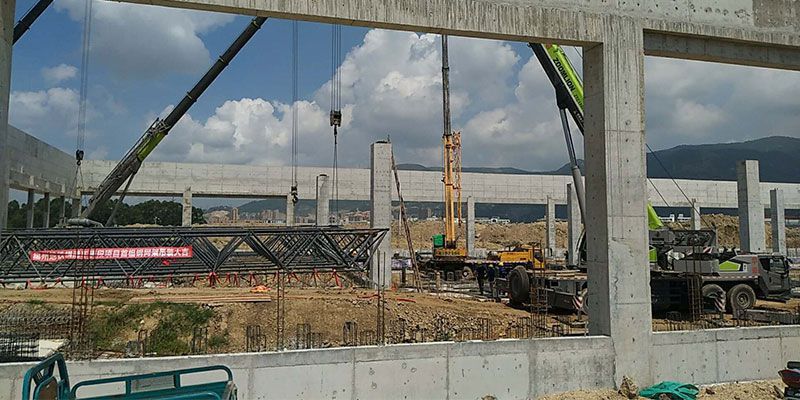 福州軌道交通6號線運用庫聯合檢修庫鋼網架